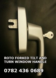 ROTO TILT AND TURN FORKED WINDOW HANDLE
